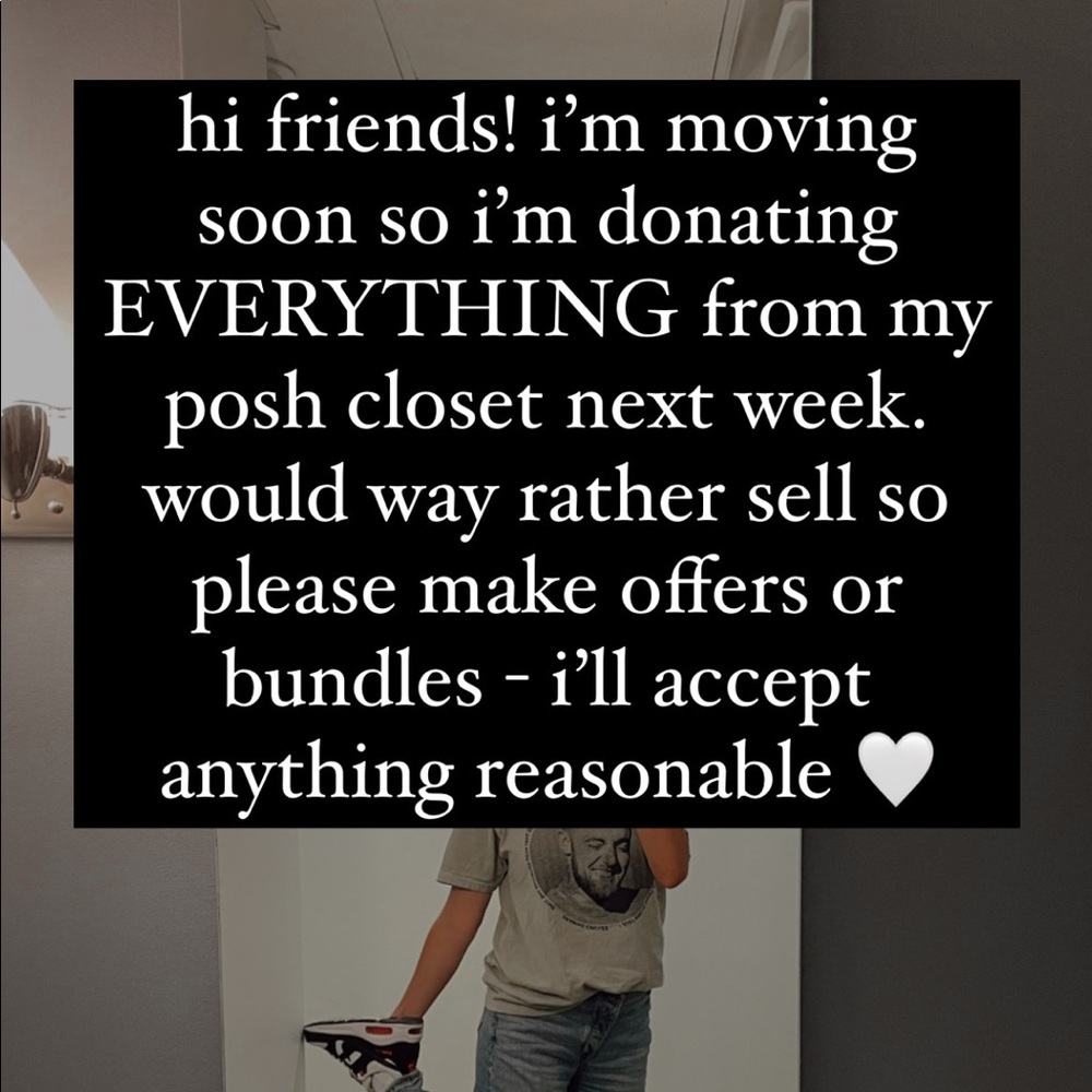 MOVING SALE😌
